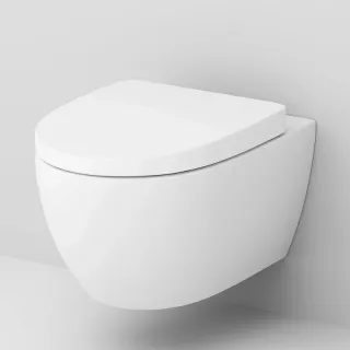 Унитаз подвесной AM.PM Awe C111738SC с сиденьем микролифт белый